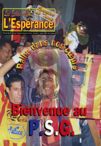 le PSG face à l'Espérance Tunis en 1998