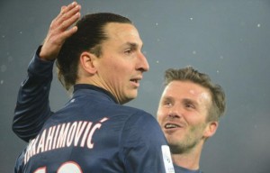 la joie d'Ibra après son but face à l'OM