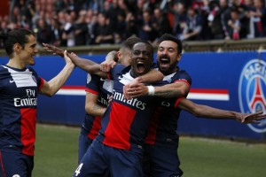 la joie de Matuidi après son but face à Evian TG