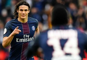 la joie de Cavani face à Montpellier