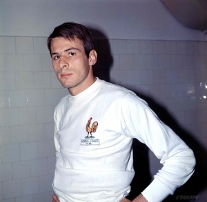 Philippe Gondet sous le maillot de l'équipe de France