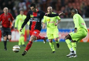 Pauleta contre Valenciennes en 2008
