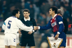 Ricardo, capitaine parisien face au Real Madrid en 1994
