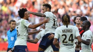 8 victoires consécutive pour le PSG en L1 avant Lyon