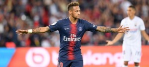 Neymar, buteur lors du premier match de la série contre Caen