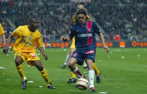 Juan Pablo Sorin lors du premier match de la série en 2004