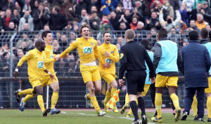 Epinal (CFA) vainqueur de Lyon en 2013