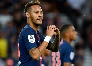 la joie de Neymar face à Caen