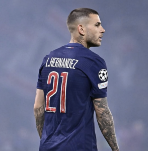 le 20 numéro fétiche de Lucas Hernandez